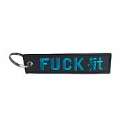 Motorcycle Key Holder FUCKIT Blue