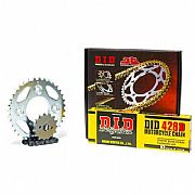 Set sprockets chain DID - JT for HONDA WAVE 110 428