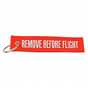 Μπρελόκ μοτοσυκλέτας - σκούτερ REMOVE BEFORE FLIGHT κόκκινο