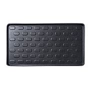 Πατάκι Σκάφη Πορτ Μπαγκάζ Lampa Basic V-1 90Χ50 cm Μαύρο Πλαστικό 1 Tεμ.