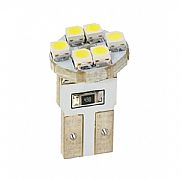 Λάμπα M-Tech LED T10 W5W 12V W2,1x9,5d Καρφωτή Ακάλυκη 2 Τεμάχια