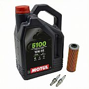 Πακέτο 2 ανταλλακτικών για KTM 950SM MOTUL 5100 15W-50