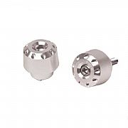 PUIG 6203P-36gr Bar Ends Short Silver