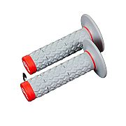 Χειρολαβές Renthal MX Dual Grips G206 Comfort Διπλής Πυκνότητας Γκρι/Κόκκινο