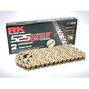 Αλυσίδα RK 525ZXW Gold 112 Links