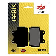 Τακάκια μοτοσυκλετών SBS 570HF FA104 STD FR/RR