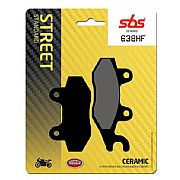 Τακάκια μοτοσυκλετών SBS 638HF FA165-FA215 STD FR/RR SUPRA,KAZE-R,125Z,DY125,FX125,KRISS,STYLE125,ZX130,X-CITE, KLR650