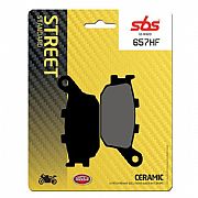 Τακάκια μοτοσυκλετών SBS 657HF FA174 STD FR/RR