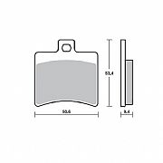 Τακάκια μοτοσυκλετών SBS 152HF SFA298 CITYBLADE125/150 RR,TREVIS125-RR