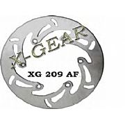 Δισκόπλακα πίσω X-GEAR 220mm KTM LC4 GAS-GAS HOBBY 200 07 / KTM MX-MXC 250 92-03