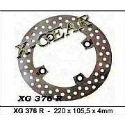 Δισκόπλακα εμπρός και πίσω X-GEAR HONDA 125 / 150 00-03