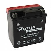 Μπαταρία Μοτοσυκλέτας Sigma YTX7L-BS 6Ah