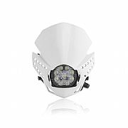 Acerbis Fulmine Led Μάσκα Φανάρι Άσπρο