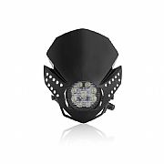 Acerbis Fulmine Led Μάσκα Φανάρι Μαύρο