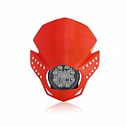 Acerbis Fulmine Led Μάσκα Φανάρι Κόκκινο