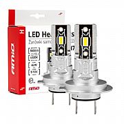 Λάμπες LED H7 Set AMIO H-SERIES 9>18V 42W 6500K 3600lm +200%