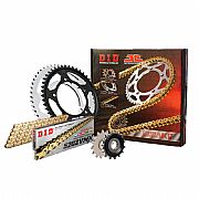 Σετ Γρανάζια-Αλυσίδα κινήσεως DID-JT για Kawasaki Z 750 `04-`12 - Χρυσή Αλυσίδα X `ring (ZVM-X G&G)