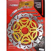 Δισκόπλακα APIDO Oversize 300mm με Χρυσό αντάπτορα YAMAHA CRYPTON-X 135