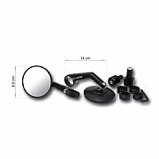Cafe Racer Mirrors Ermax Universal SET