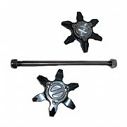 Axis and Decorative Security for Rear Wheel Grey for PCX 125