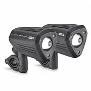 Σετ Προβολάκια GIVI S312 LED Αλουμινίου Μαύρα