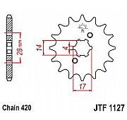 Γρανάζι εμπρόσθιο JT JTF1127.13 δόντια GILERA 50 (GP-ZULU-RCR-SMT)