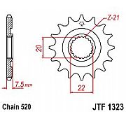 Γρανάζι εμπρόσθιο JT JTF1323.13SC δόντια HONDA CR125 R CRF250 R