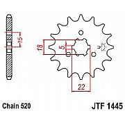 Γρανάζι JT Εμπρός JTF1445.12SC  KAWASAKI KX125 K1-K2-K5 L1-L2-L4