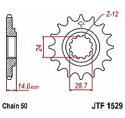 Γρανάζι εμπρόσθιο JT JTF1529.17 δόντια KAWASAKI GPZ-ZX1100/ZRX1200
