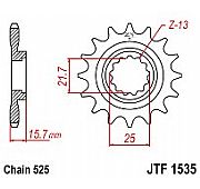 Γρανάζι εμπρόσθιο JT JTF1535.15 δόντια KAWASAKI ZX600 (J4/J6F/J7F/J8F) (ZZ-R) ZX-6R (ZX636 A1P) Ninja