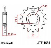 Γρανάζι εμπρόσθιο JT JTF1581.16 δόντια YAMAHA YZF-R6 / R7 (520 μετατροπή)