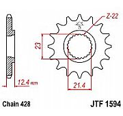 Front sprocket JT JTF1594.15 teeth YAMAHA XT250 (08-12) / YBR250
