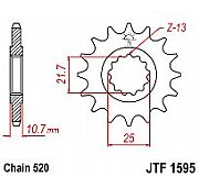 Γρανάζι εμπρόσθιο JT JTF1595.16 δόντια YAMAHA XJ6 (09-12 Diversion ABS)