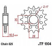 Front sprocket JT JTF1904.16 KTM 950 / 990 Adventure / RC8 1190