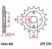 Γρανάζι εμπρόσθιο JT JTF270.14 Δόντια HONDA CB250 Nighthawk CMX250 Rebel