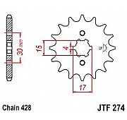 Γρανάζι εμπρόσθιο JT JTF274.14 δόντια HONDA Astra / CRF-XR 100