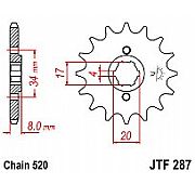 Γρανάζι εμπρόσθιο JT JTF287.13 δόντια HONDA CRF230 XR-XLR200 CB250