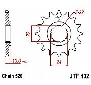 Front Sprocket JT JTF402 15 Teeth APRILIA TUAREG 650 PEGASO BMW F650-GS-ST