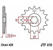 Γρανάζι JT Εμπρός JTF410 14-15 Δόντια SUZUKI GN-GS-TU-VL-GZ125 MARAUDER