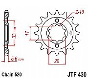 Γρανάζι JT Εμπρός JTF430 13-14-15 Δόντια SUZUKI RM-Z250 GT-GS-GSX250 KAWASAKI KX250