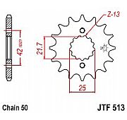Γρανάζι JT Εμπρός JTF513 14-15-16-17-18 Δόντια (SUZUKI GSX600-R 750-1100-1300 GSF1250 KAWASAKI ZX600)