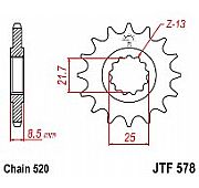 Γρανάζι JT Εμπρός JTF578 15-16 Δόντια YAMAHA FZR400 SR500 XTZ750