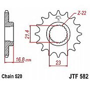 Γρανάζι JT Εμπρός JTF582 16 Δόντια YAMAHA XJ600