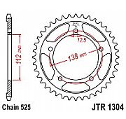Γρανάζι πίσω JT JTR1304 41-42 Δόντια