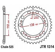 Γρανάζι πίσω JT JTR1314 39 Δόντια
