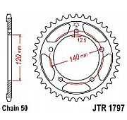 Γρανάζι πίσω JT JTR1797 41 Δόντια