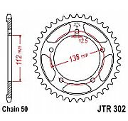 Γρανάζι JT Πίσω JTR302 39-41-42-43-44 Δόντια