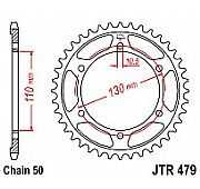 Rear sprocket JT JTR479 46 Teeth