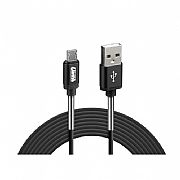 Καλώδιο USB Σε Micro-Usb Lampa 2 Μέτρα Μαύρο 38921