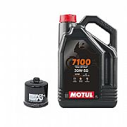 K&N Oil Change Kit MOTUL 7100 20w-50 ΚΝ164 4L